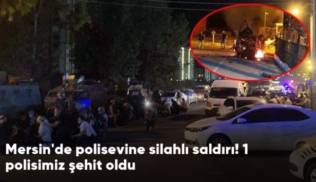 polisevine silahlı saldırı: 1 polis şehit oldu 1 polis yaralandı