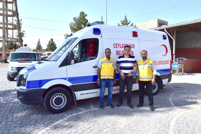 Ceylanpınar Belediyesinden Ücretsiz Ambulans Hizmeti