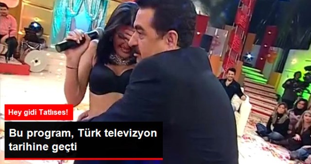 Tatlıses'in Türk Televizyon Tarihine Geçen Programı