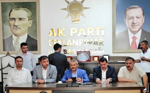 AK PARTİ CEYLANPINAR İLÇE BAŞKANLIK MÜLAKATI BAŞLADI