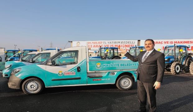 BAŞKAN CANPOLAT,HALİLİYE’YE 200 MİLYON TL DEĞERİNDE 183 ARAÇ KAZANDIRILDI