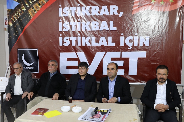 Başkan Çiftçi, EVET İle Türkiye'nin Önü Açılacak