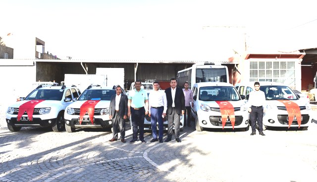 Ceylanpınar Belediyesi Araç Filosuna 5 Yeni Araç Daha Kattı