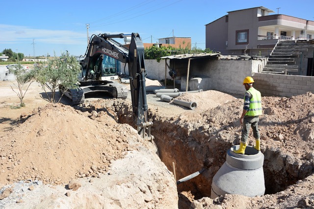 Ceylanpınarda Altyapı Çalışmaları Devam Ediyor