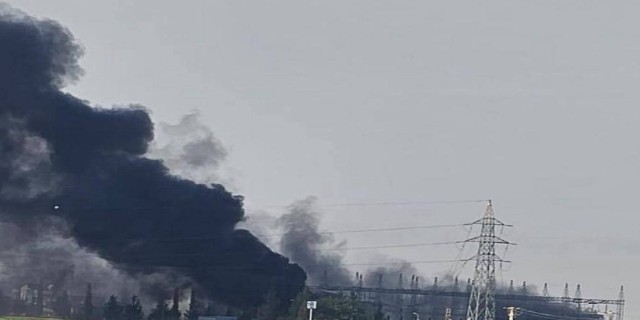 ÇIKAN YANGIN SONRASI ÇOK SAYIDA KÖY KARANLIKTA KALDI