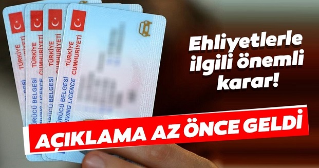 Eski Tip Ehliyetlerle İlgili Flaş Gelişme!