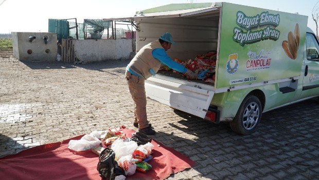 HALİLİYE BELEDİYESİ,GÜNDE YARIM TON EKMEĞİN İSRAF OLMASINI ÖNLÜYOR