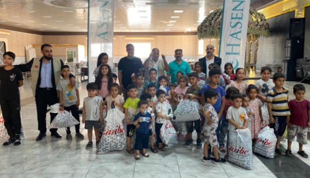 Hasene Derneği, Şanlıurfa'taki 124 Yetim ve Öksüz Çocuğu Giydirdi
