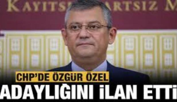Özel, 'Burası Cumhuriyet Halk Partisi, Ben Genel Başkanlığa Adayım'
