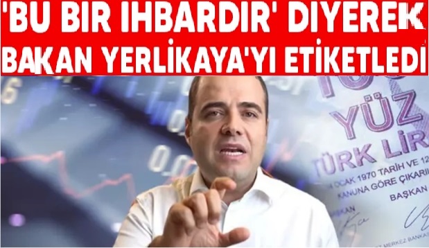 Özgür Demirtaş 'Bu bir ihbardır'