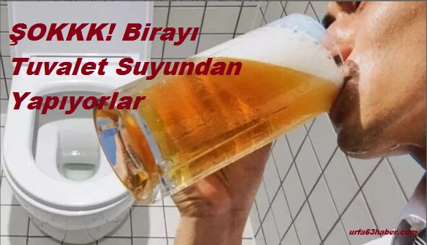 ŞOKKK! BİRAYI DÖNÜŞTÜRÜLMÜŞ TUVALET SUYUNDAN YAPIYORLAR 