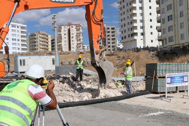 ŞUSKİ, Karaköprü'de Çalışmalarını Sürdürüyor