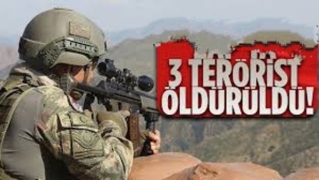 ÜÇ TERÖRİST ETKİSİZ HALE GETİRİLDİ❗️