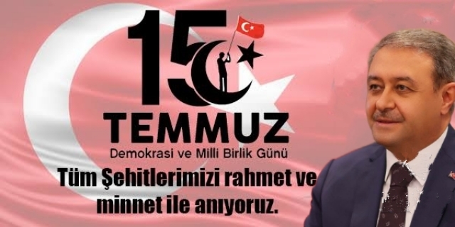 VALİ ŞILDAK’TAN 15 TEMMUZ’A DAVET: “ZAFERİN ADI TÜRKİYE”