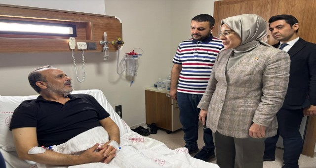 YAZMACI'DAN SALDIRIYA UĞRAYAN PERSONELLERE ZİYARET