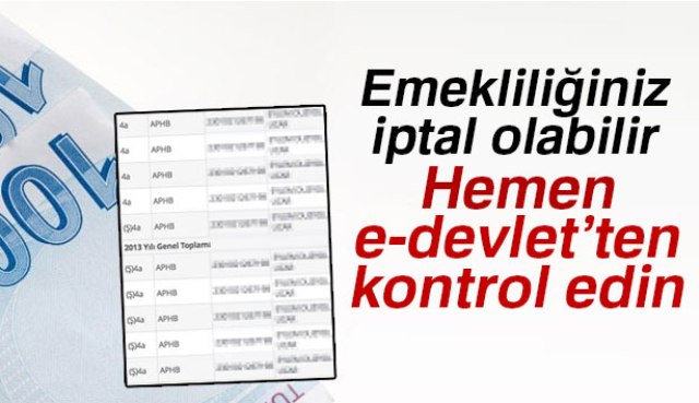 Emekliler ve çalışanlar dikkat! Emekliliğiniz iptal olabilir