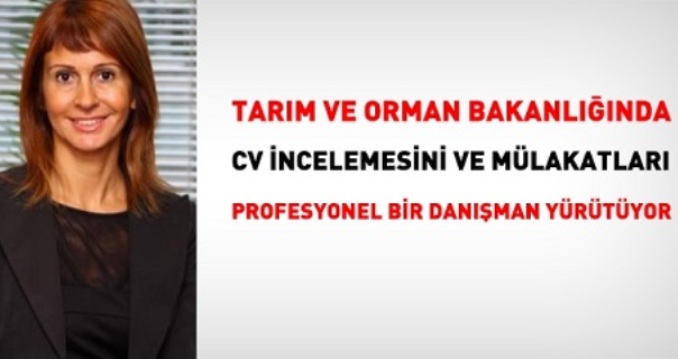 Tarım ve Ormanda, CV'leri Profesyonel Bir Danışman İnceliyor