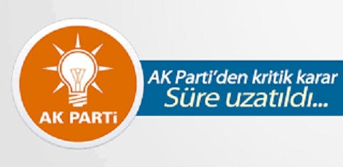 AK PARTİ'DE KİRİTİK KARAR