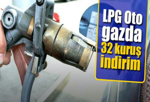 LPG'YE BÜYÜK İNDİRİM