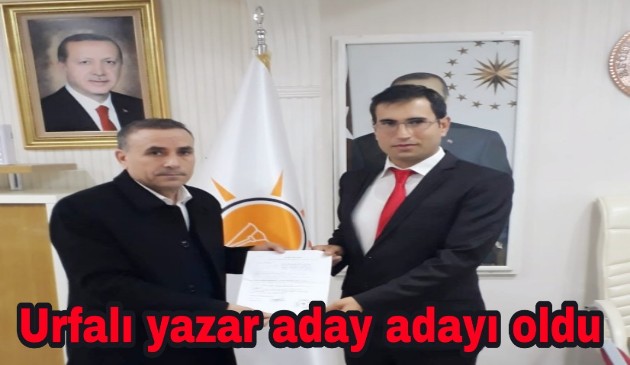 Urfalı Yazar Aday Adayı Oldu