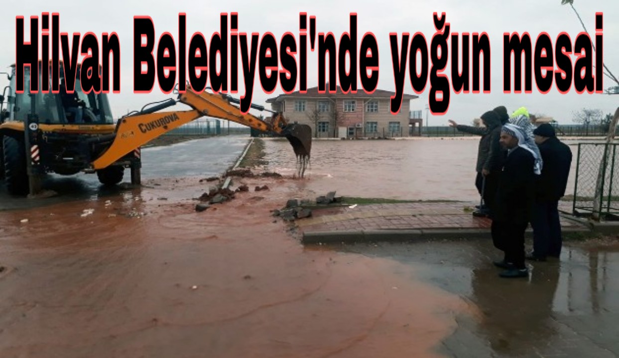 Hilvan Belediyesi'nde yoğun mesai