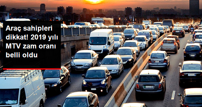 2019 Yılı Motorlu Taşıtlar Vergisi Açıklandı