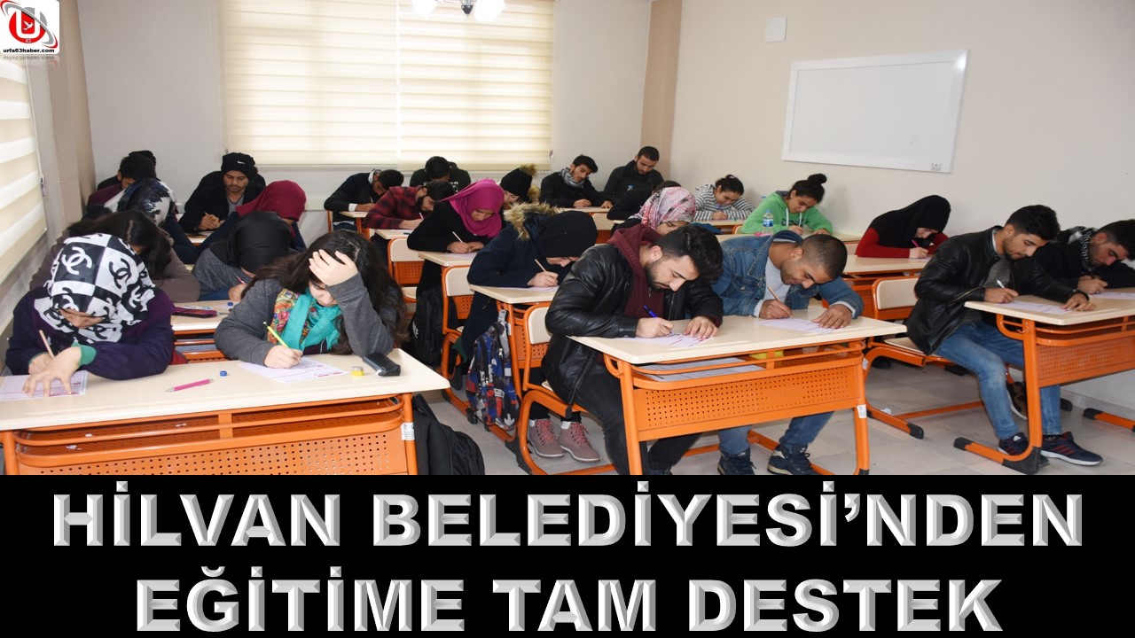 HİLVAN BELEDİYESİNDEN EĞİTİME TAM DESTEK