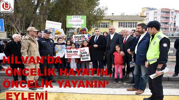 HİLVAN'DA 'ÖNCELİK HAYATIN, ÖNCELİK YAYANIN' EYLEMİ