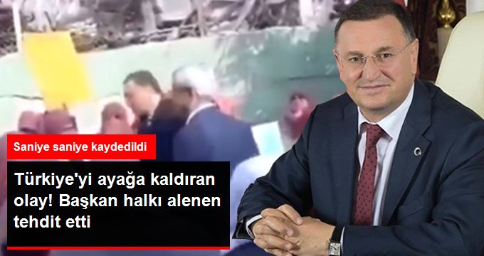 Büyükşehir Belediye Başkanı Adayı, Vatandaşı Tehdit Etti