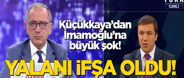 İsmail Küçükkaya'dan İmamoğlu'na Büyük Şok