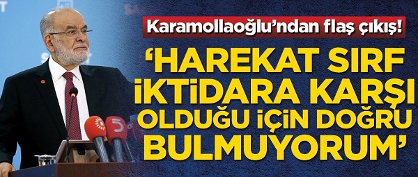 Temel Karamollaoğlu'ndan Flaş Çıkış