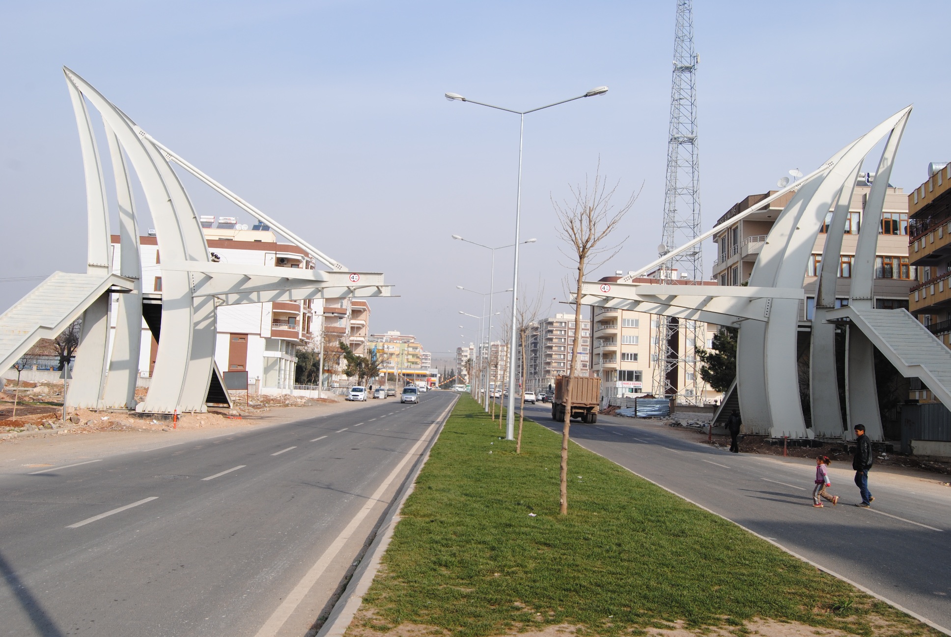 Üst Geçidin Yapımında Sona Gelindi