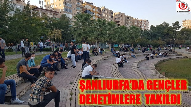 ŞANLIURFADA GENÇLER DENETİMLERE TAKILDI