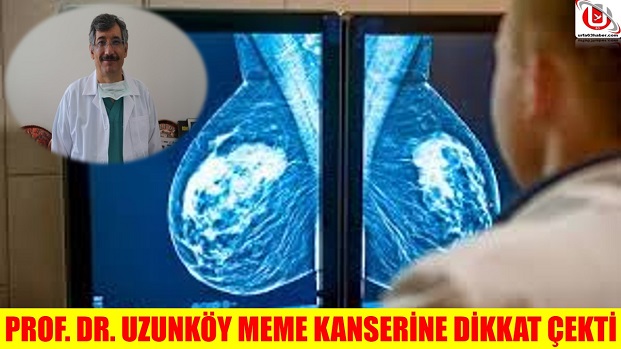 PROF. DR. UZUNKÖY MEME KANSERİNE DİKKAT ÇEKTİ