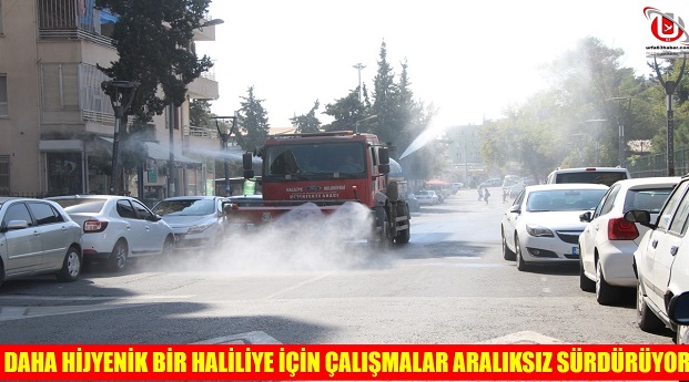 DAHA HİJYENİK BİR HALİLİYE İÇİN ÇALIŞMALAR ARALIKSIZ SÜRDÜRÜYOR