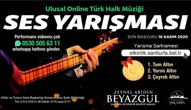 BÜYÜKŞEHİRDEN ÖDÜLLÜ ONLİNE SES VE TİYATRO YARIŞMASI