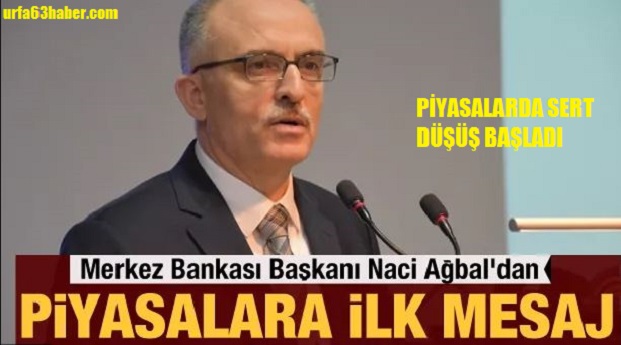 AĞBAL KONUŞTU! PİYASADA SERT DÜŞÜŞ YAŞANDI