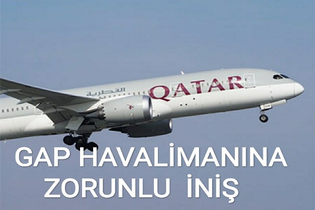 GAP HAVALİMANINA ZORUNLU İNİŞ