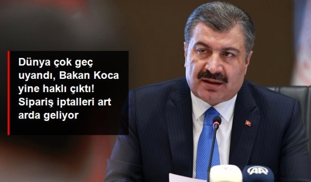 SAĞLIK BAKANI KOCA HAKLI ÇIKTI 
