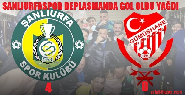 ŞANLIURFASPOR DEPLASMANDA GOL OLDU YAĞDI