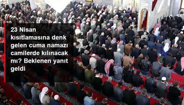 CUMA NAMAZI CAMİLERDE KILINACAK MI?