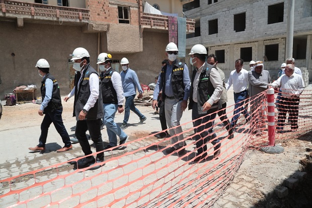 BAŞKAN KUŞ, DOĞALGAZ ÇALIŞMALARINI YERİNDE İNCELEDİ.