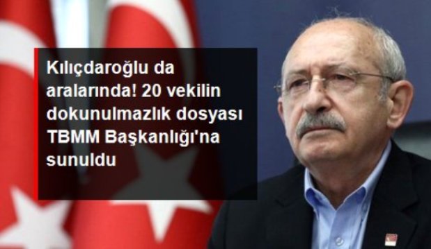 ŞANLIURFA'NIN ARALARINDA BULUNDUĞU 5 PARTİNİN 20 VEKİLE AİT DOKUNULMAZLIK DOSYALARI TBMM BAŞKANLIĞI'NA SUNULDU