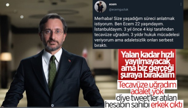 ECEM GÜÇLÜK HESAP KULANICISI ERKEK ÇIKTI