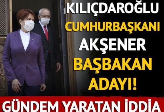 KILIÇDAROĞLU CUMHURBAŞKANI, AKŞENER BAŞBAKAN ADAYI MI?
