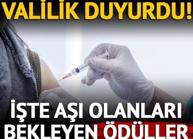 GENÇLERİ TEŞVİK İÇİN ÖDÜLLÜ AŞI KAMPANYASI