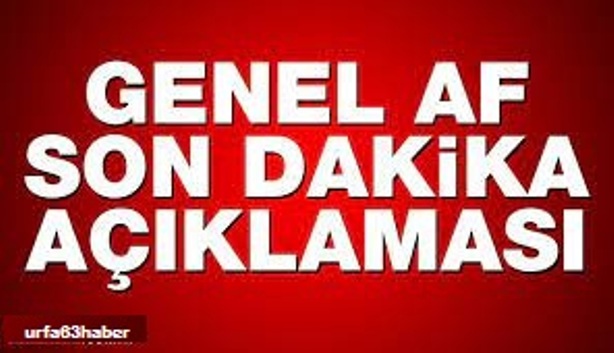 HERKES İÇİN GENEL AF 