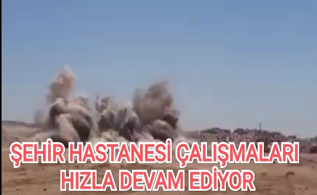 ŞEHİR HASTANESİ ÇALIŞMALARI HIZLA DEVAM EDİYOR