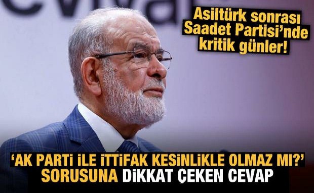 KARAMOLLAOĞLU'NDAN DİKKAT ÇEKEN İTTİFAK AÇIKLAMASI