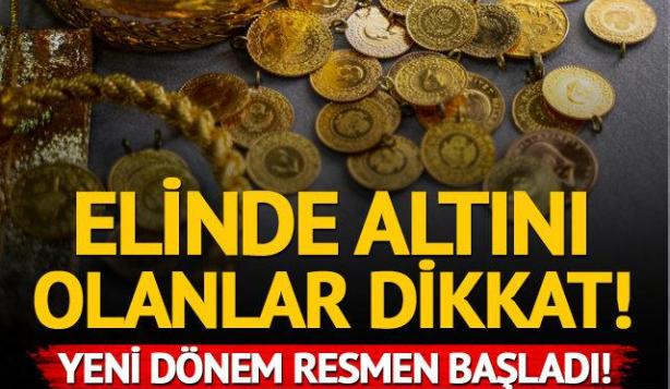 YASTIK ALTI ALTINLARDA YENİ DÖNEM BUGÜN BAŞLIYOR